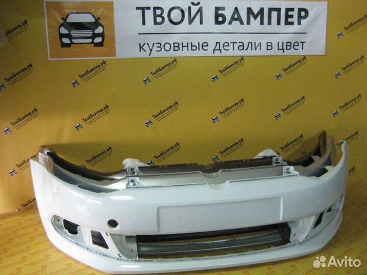 Бампер передний Volkswagen Polo окрашенный в цвет