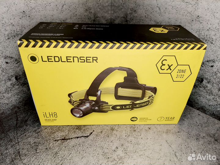 LED Lenser iLH8 Zona Ex фонарь налобный
