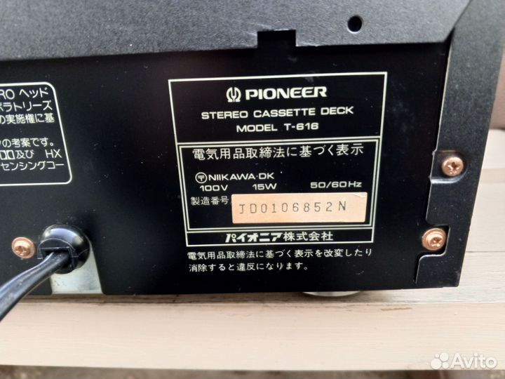 Кассетная дека Pioneer T- 616