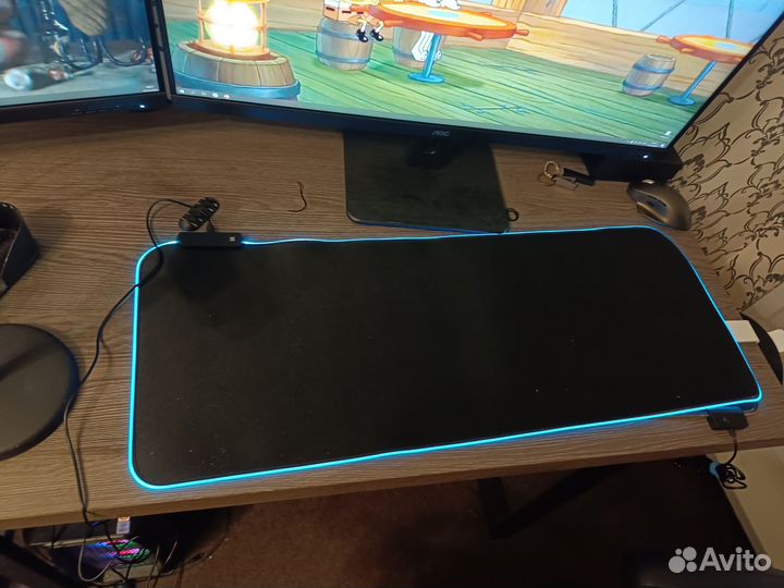 Игровой ковëр с подсветкой 80/30