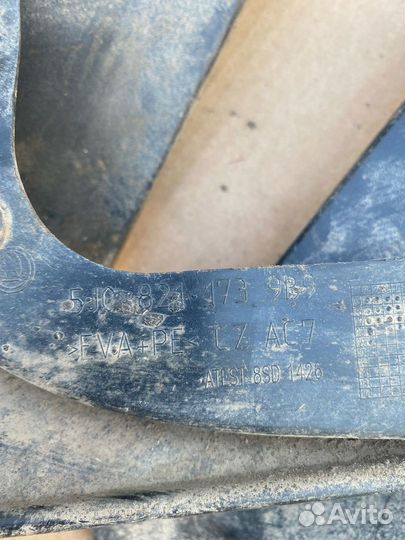 Брызговик передний задний Skoda Fabia 2