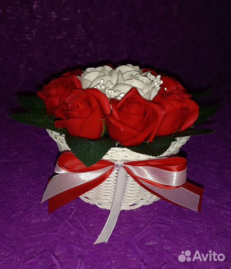 Букеты из 11 мыльных роз