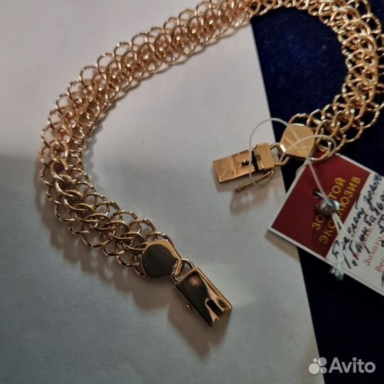 Золото 585 браслет на руку