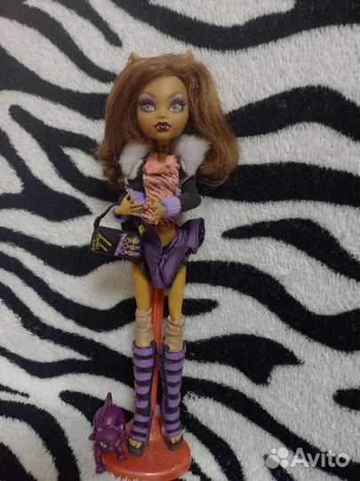 Кукла монстр хай клодин вульф базовая