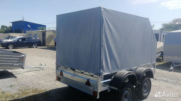 Прицеп Титан 2515 2-х осный с высоким тентом