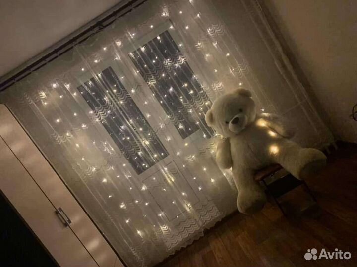 Гирлянда штора занавеска