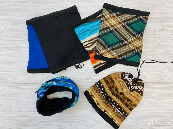 Новый бафф снуд балаклава на флисе с утяжкой