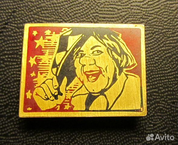 Значок клоун Олег Попов. Цирк