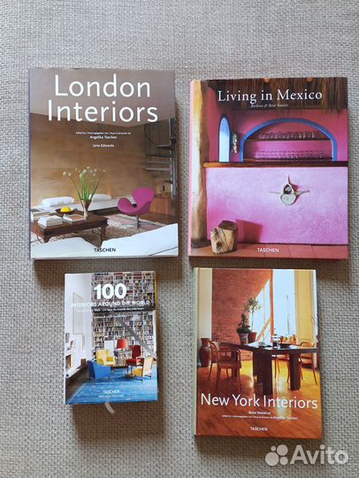 Книги Taschen и Gestalten. Интерьеры, дизайн, авто