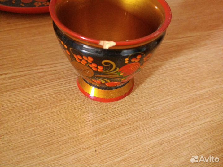 Набор посуды хохлома