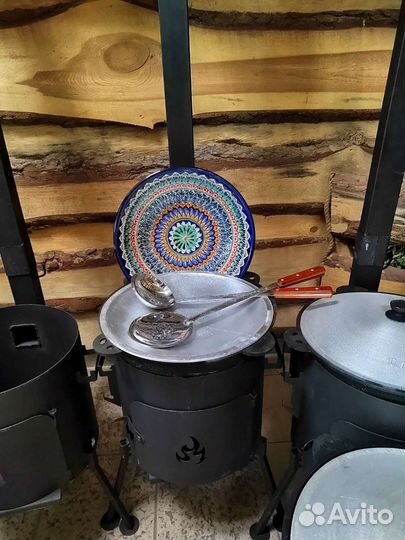 Казан чугунный, печи