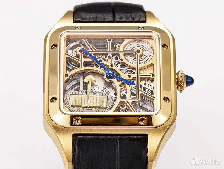 Часы Cartier ISantos-Dumont Skeleton Micro-Rotor S