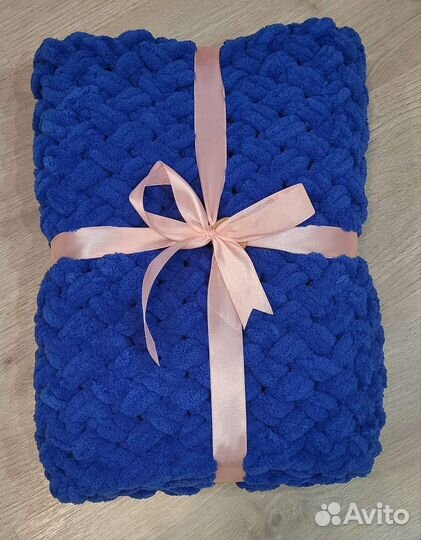Плюшевый плед одеяло для новорождённого