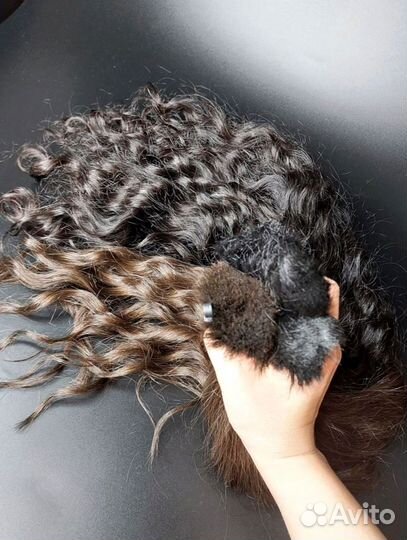 Волосы для наращивания Exclusive, кудри, опт