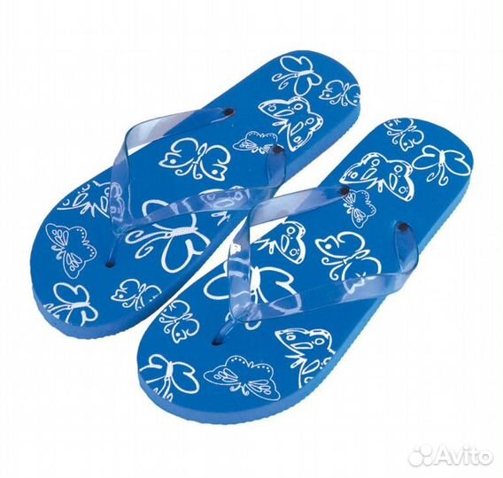 Пляжный набор: циновка, шлепанцы, сумка