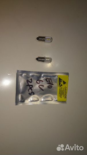 Лампа светодиодная 6В Е10 для фонарика