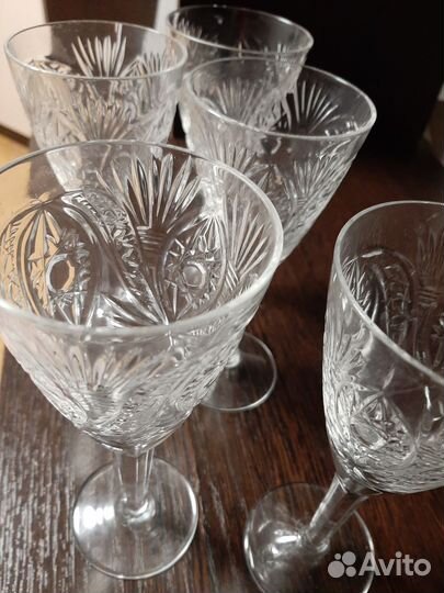 Фужеры хрустальные СССР 18 см