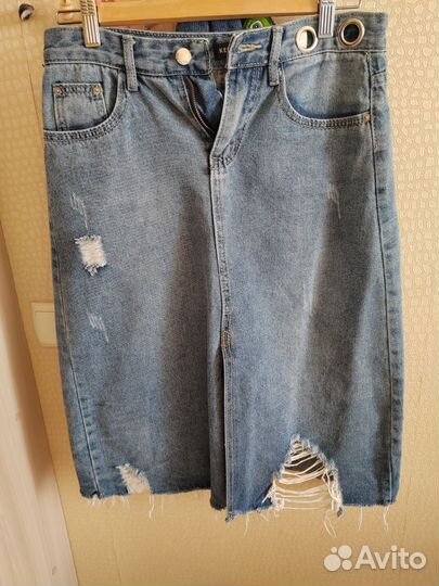 Джинсовая юбка