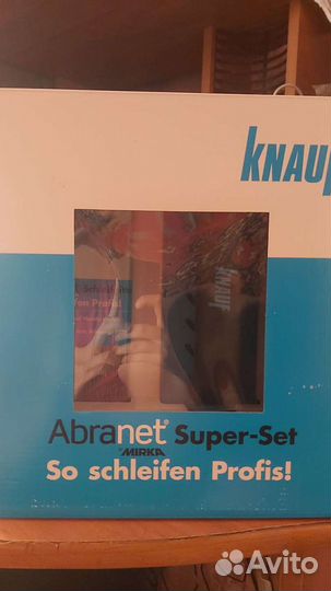 Knauf Abranet Super-Set Handschleifer mit Absaugun