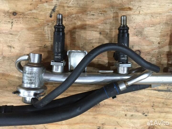 Топливная рампа + форсунка ауди а4 б6 б7 а6 с5 ALT