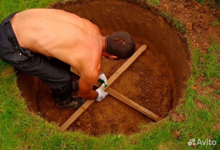 Копка колодцев,канализаций,траншей
