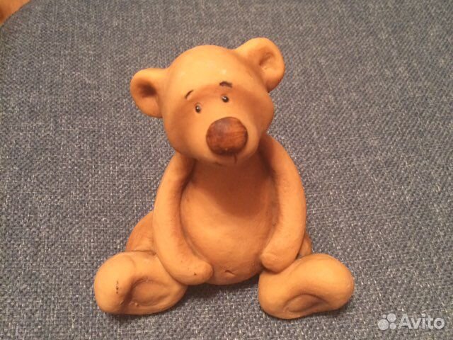 Медвежонок из глины