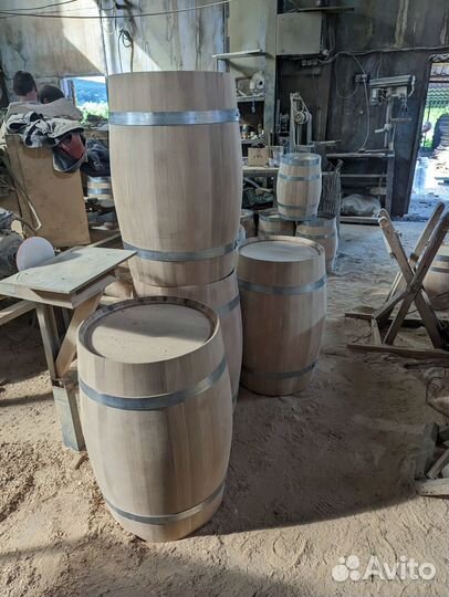 Дубовые бочки для вина и коньяка кавказский дуб