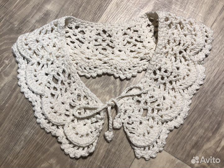 Вязаный воротничок