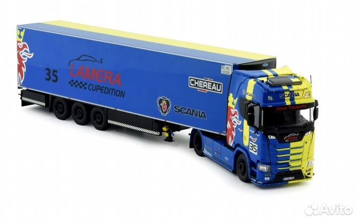 1/50 Scania Lamera фура рефрижератор Tekno 1из225