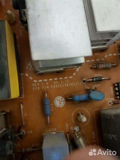Телевизор на запчасти main блок питания подсветка