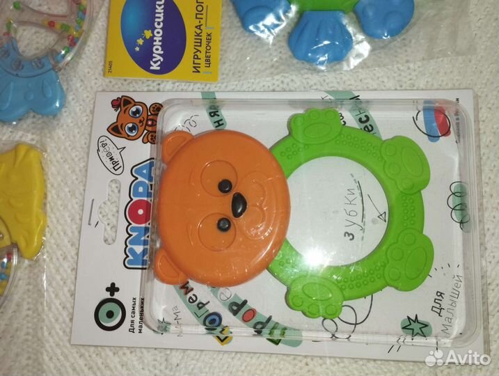 Грызунки, погремушки, подвесы