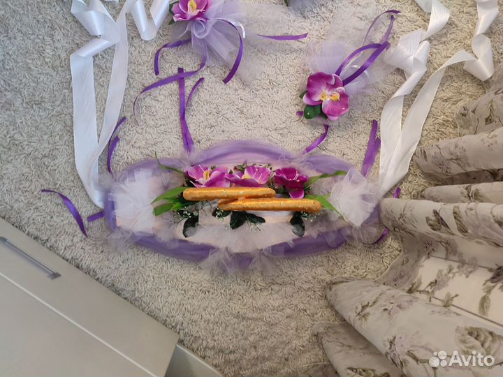 Свадебные украшения на машину