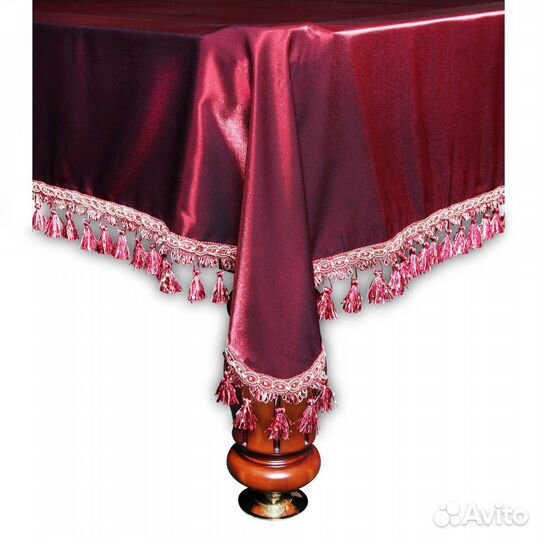 Покрывало Венеция 9фт шёлк бордовое