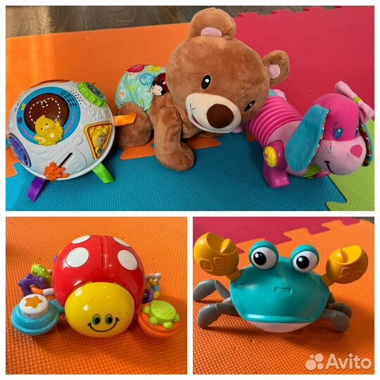 Игрушки для ползания vtech, tiny love