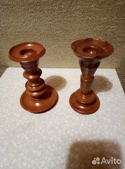 Подсвечник глина