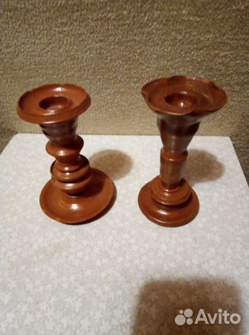 Подсвечник глина