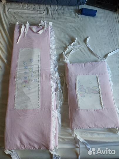 Бортики в детскую кроватку