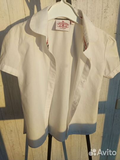 Блузки школьные 122 128