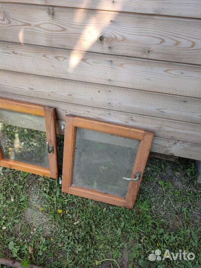 Деревянные окна со стеклопакетом бу