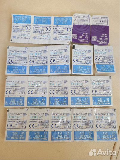 Линзы контактные