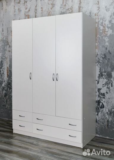 Шкаф распашной белый Классик 7