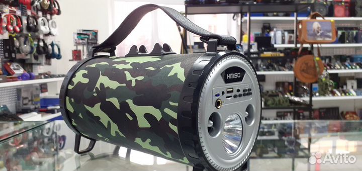 Колонка Kimiso +Караоке +Фонарь + Аккумулятор