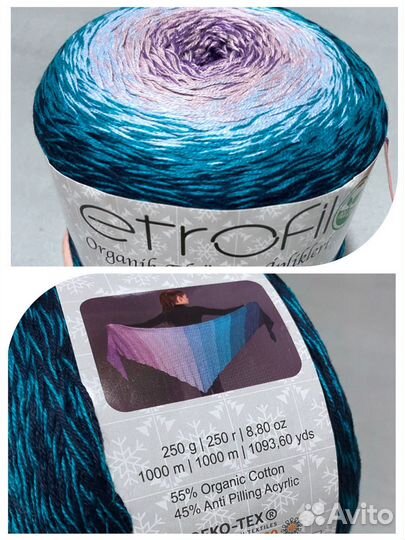 Необычная пряжа: Drops хлопок, шерсть, букле, шнур