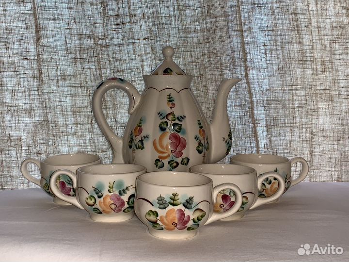 Чайный сервиз Семикаракорская керамика СССР