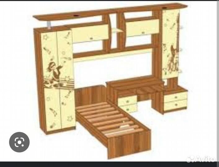 Стенка ровесник для детей. Мебель детская