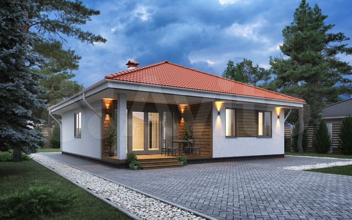 Дом 130 м² на участке 7 сот.