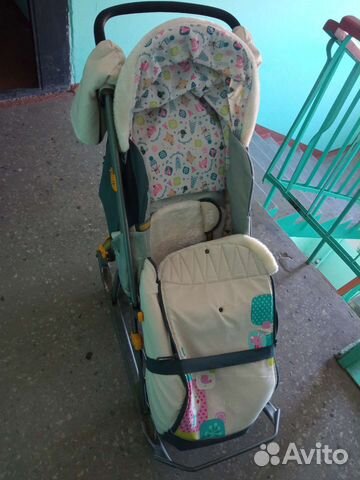 Детские санки коляска ника