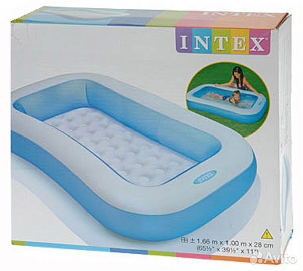 Бассейн надувной пол новый
