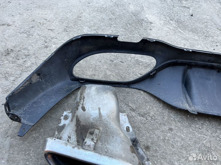 Диффузор заднего бампера Mercedes w213 e300