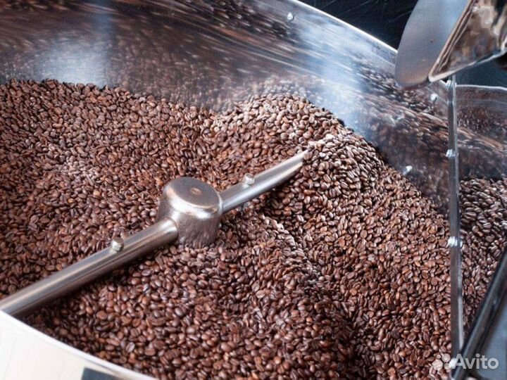 Кофе в зернах свежеобжаренн